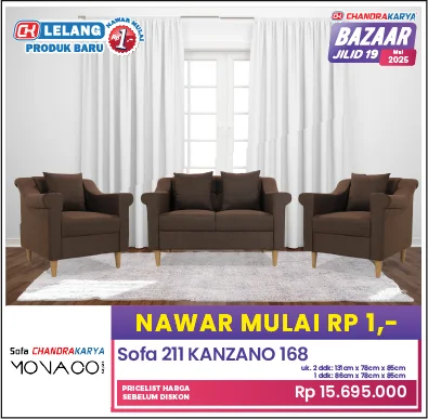 Lelang murah furnitur, Bazaar Chandra Karya - Gambar 1