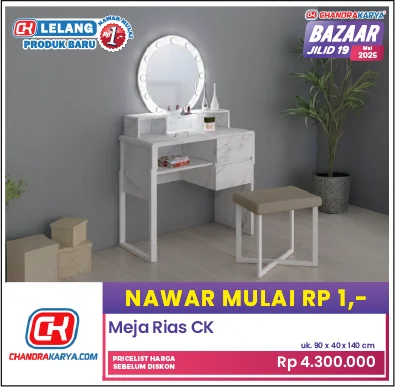 Lelang murah furnitur, Bazaar Chandra Karya - Gambar 13