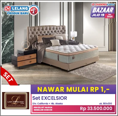 Lelang murah furnitur, Bazaar Chandra Karya - Gambar 3