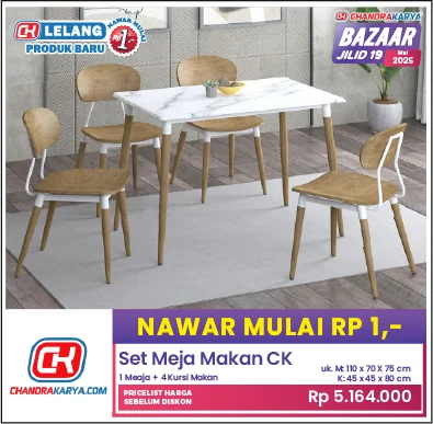 Lelang murah furnitur, Bazaar Chandra Karya - Gambar 8
